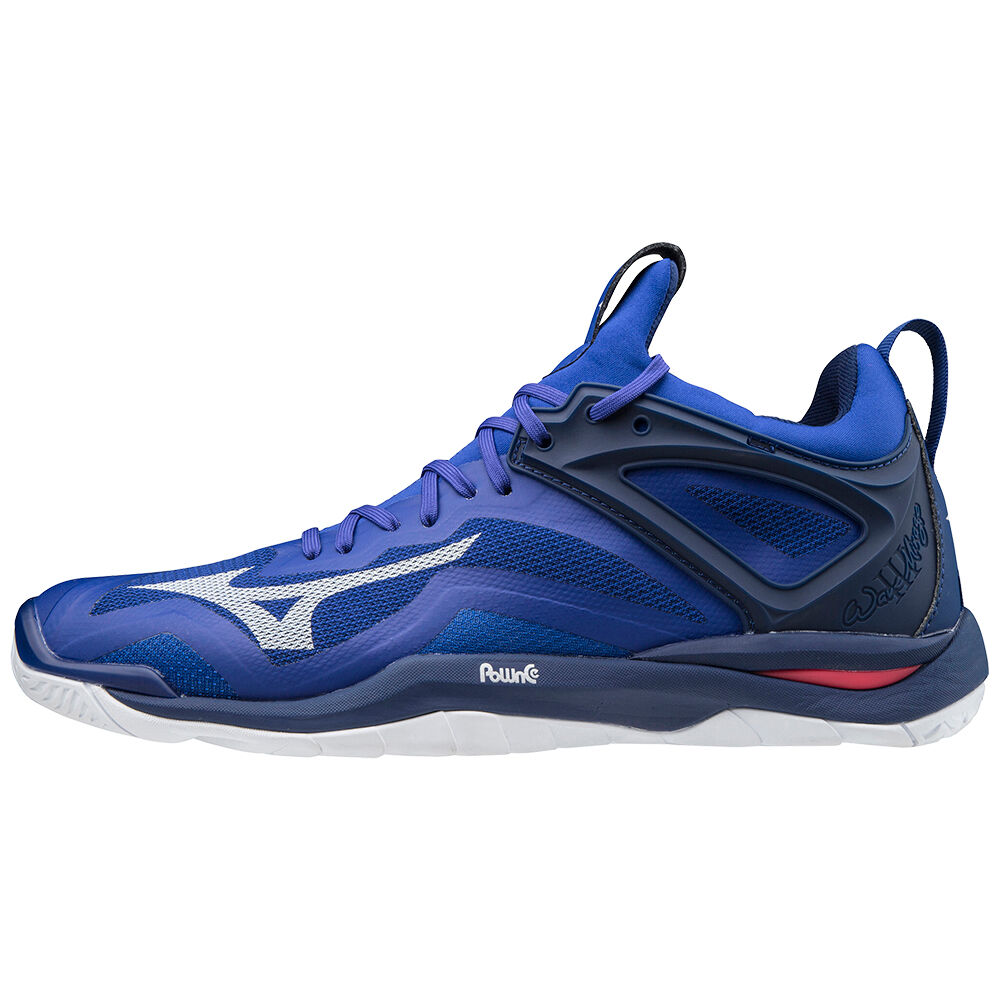 Zapatillas Balonmano Mizuno Wave Mirage 3 Hombre Azules/Blancas/Rosas Comprar JAQX-98075